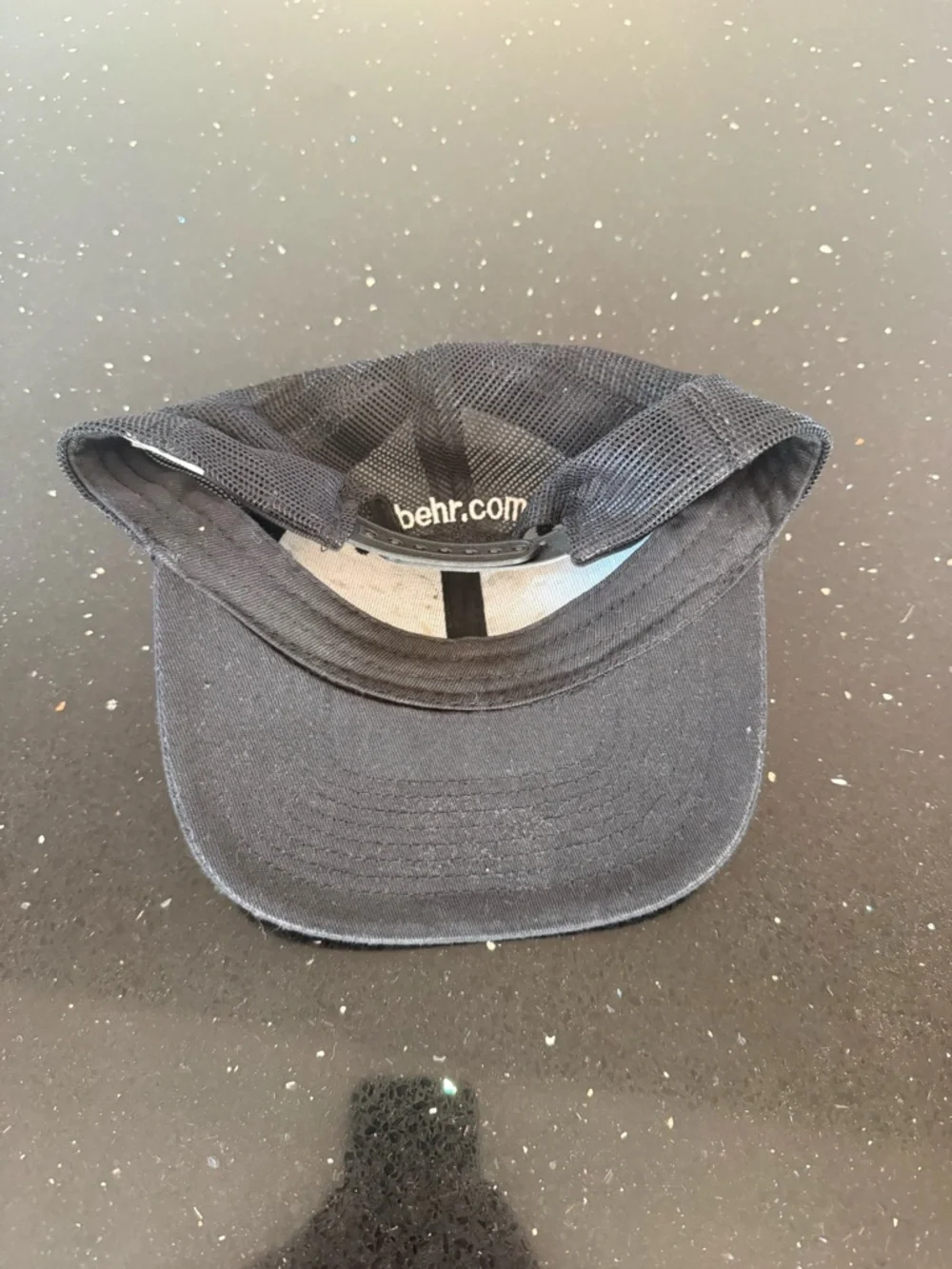 Behr Black Trucker Cap with Logo